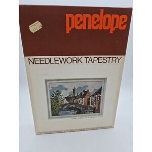 New Sealed Penelope Needlework Tapestry Kit "Hamlet" 13" X 18"‎ E/P500 NOS Vtg